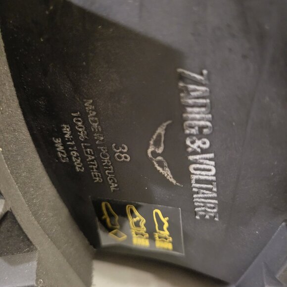 Zadig & Voltaire Ride Chelsea Boot NWT 7.5/8 EURO 38 - Picture 9 of 10